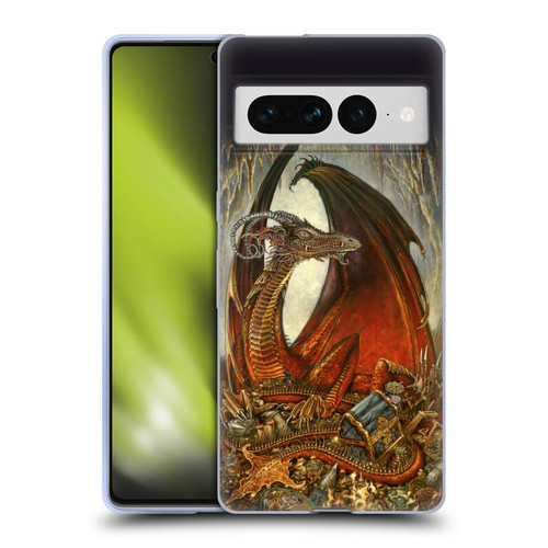 Myles Pinkney Mythical Treasure Dragon Soft Gel Case for Google Pixel 7 Pro