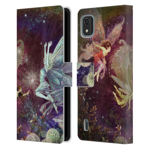 Myles Pinkney Mythical Fairies Leather Book Wallet Case Cover For Nokia C2 2nd Edition