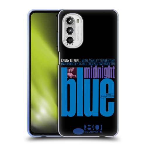 Blue Note Records Albums 2 Kenny Burell Midnight Blue Soft Gel Case for Motorola Moto G52