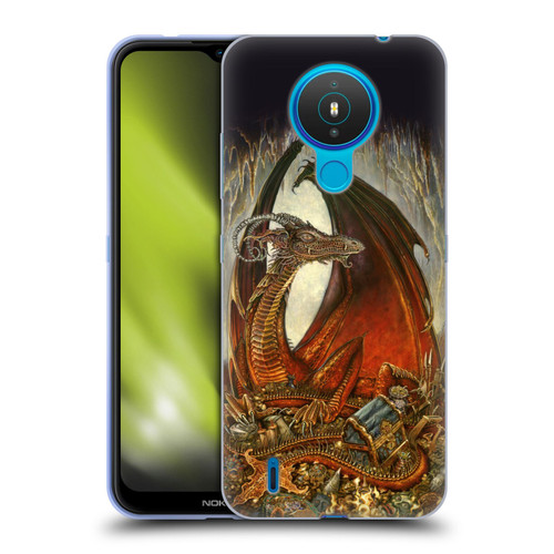 Myles Pinkney Mythical Treasure Dragon Soft Gel Case for Nokia 1.4