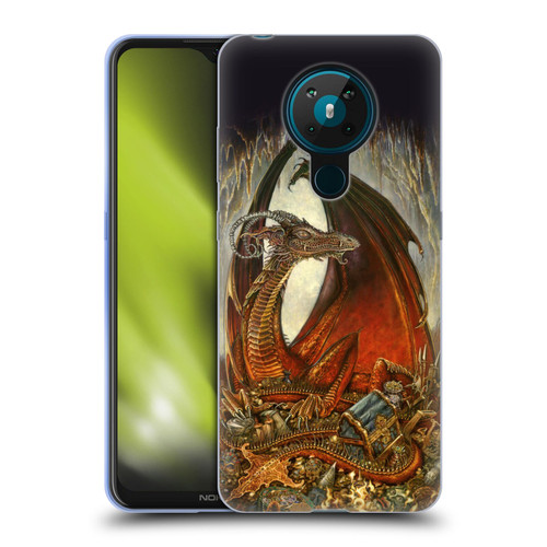 Myles Pinkney Mythical Treasure Dragon Soft Gel Case for Nokia 5.3