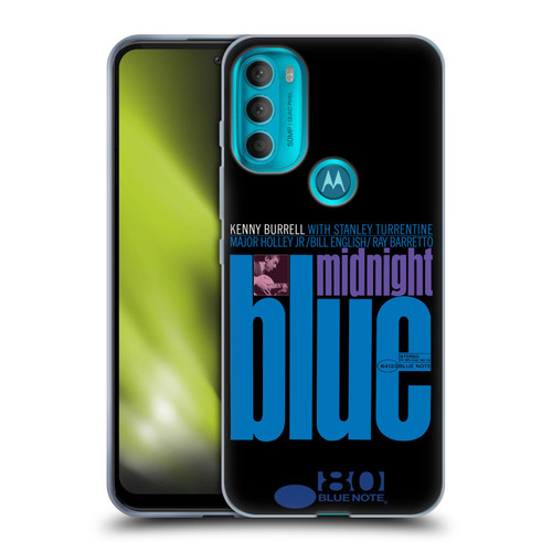 Blue Note Records Albums 2 Kenny Burell Midnight Blue Soft Gel Case for Motorola Moto G71 5G