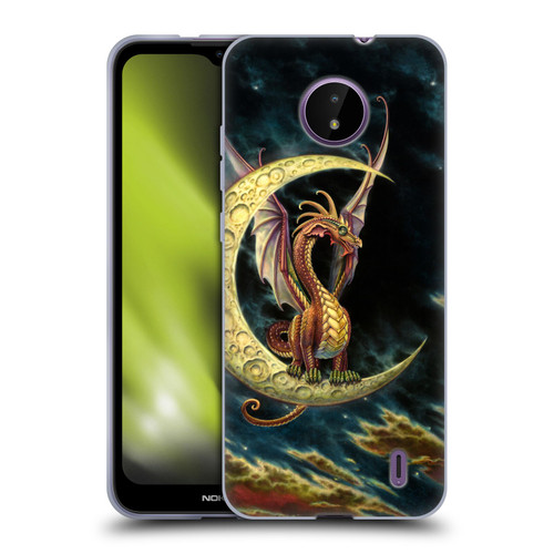 Myles Pinkney Mythical Moon Dragon Soft Gel Case for Nokia C10 / C20