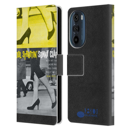 Blue Note Records Albums 2 Sonny Clark Cool Struttin' Leather Book Wallet Case Cover For Motorola Edge 30