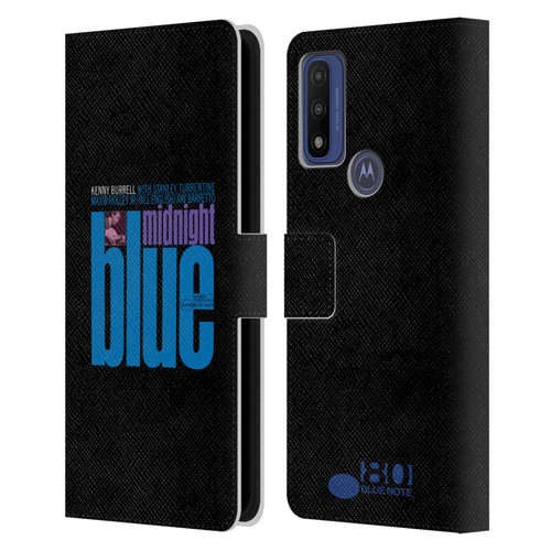 Blue Note Records Albums 2 Kenny Burell Midnight Blue Leather Book Wallet Case Cover For Motorola G Pure