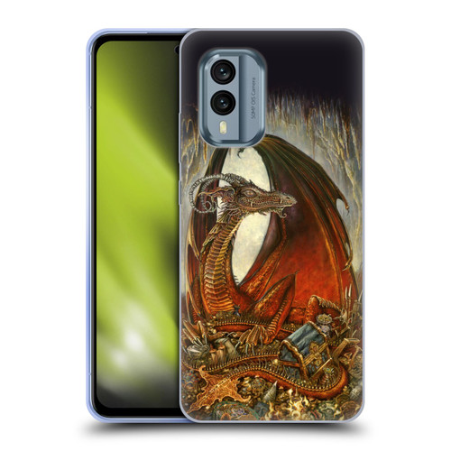 Myles Pinkney Mythical Treasure Dragon Soft Gel Case for Nokia X30