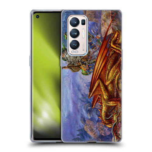 Myles Pinkney Mythical Dragonlands Soft Gel Case for OPPO Find X3 Neo / Reno5 Pro+ 5G