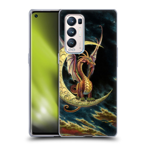 Myles Pinkney Mythical Moon Dragon Soft Gel Case for OPPO Find X3 Neo / Reno5 Pro+ 5G