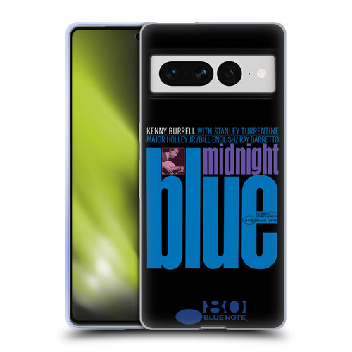 Blue Note Records Albums 2 Kenny Burell Midnight Blue Soft Gel Case for Google Pixel 7 Pro