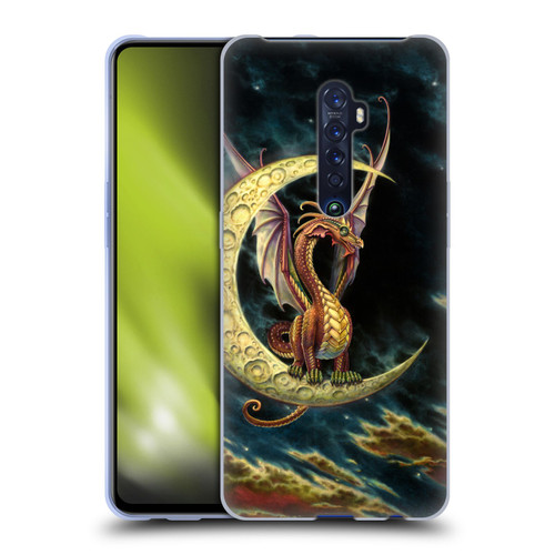 Myles Pinkney Mythical Moon Dragon Soft Gel Case for OPPO Reno 2