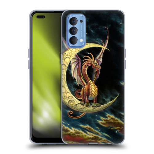 Myles Pinkney Mythical Moon Dragon Soft Gel Case for OPPO Reno 4 5G