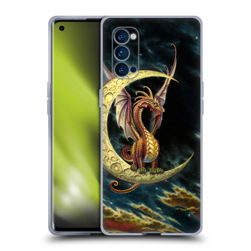 Myles Pinkney Mythical Moon Dragon Soft Gel Case for OPPO Reno 4 Pro 5G