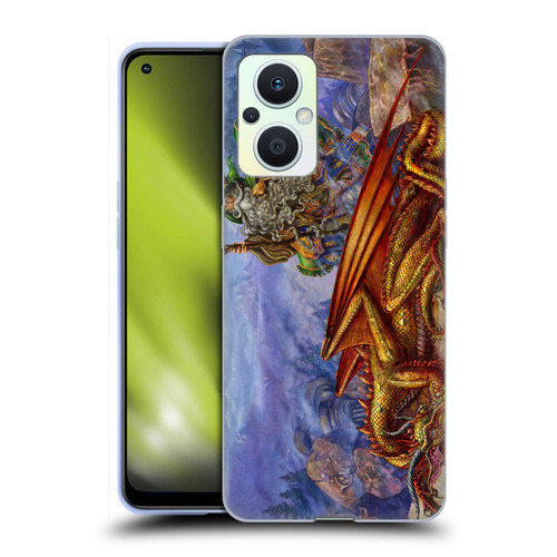Myles Pinkney Mythical Dragonlands Soft Gel Case for OPPO Reno8 Lite
