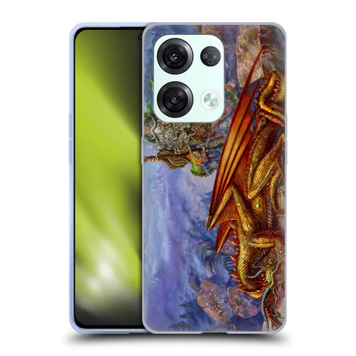 Myles Pinkney Mythical Dragonlands Soft Gel Case for OPPO Reno8 Pro