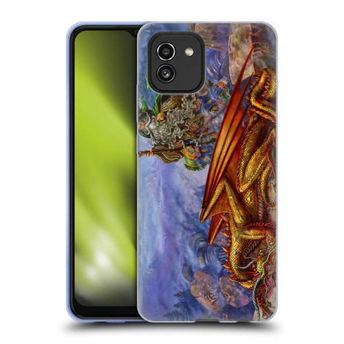 Myles Pinkney Mythical Dragonlands Soft Gel Case for Samsung Galaxy A03 (2021)