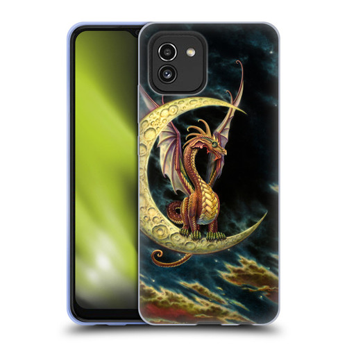Myles Pinkney Mythical Moon Dragon Soft Gel Case for Samsung Galaxy A03 (2021)