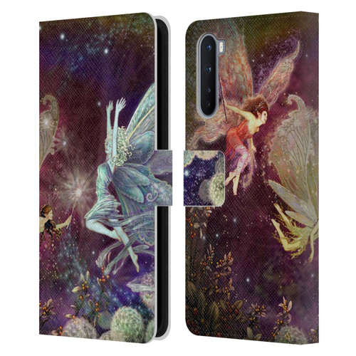 Myles Pinkney Mythical Fairies Leather Book Wallet Case Cover For OnePlus Nord 5G