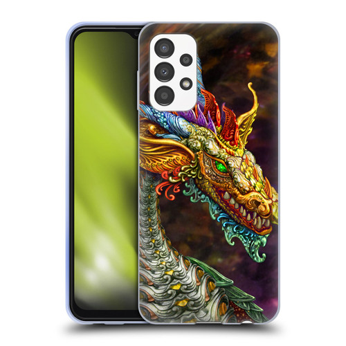 Myles Pinkney Mythical Silver Dragon Soft Gel Case for Samsung Galaxy A13 (2022)