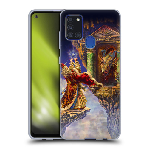 Myles Pinkney Mythical Dragon's Eye Soft Gel Case for Samsung Galaxy A21s (2020)