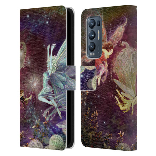 Myles Pinkney Mythical Fairies Leather Book Wallet Case Cover For OPPO Find X3 Neo / Reno5 Pro+ 5G