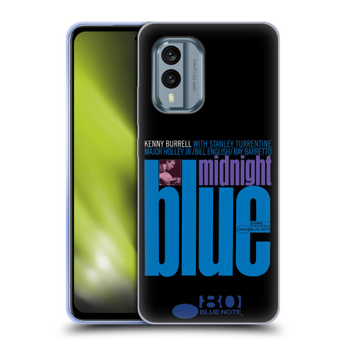 Blue Note Records Albums 2 Kenny Burell Midnight Blue Soft Gel Case for Nokia X30
