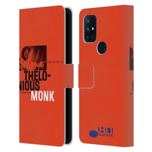 Blue Note Records Albums 2 Thelonious Monk Leather Book Wallet Case Cover For OnePlus Nord N10 5G