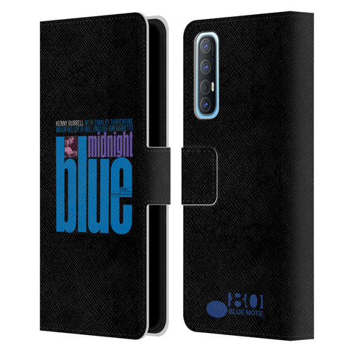 Blue Note Records Albums 2 Kenny Burell Midnight Blue Leather Book Wallet Case Cover For OPPO Find X2 Neo 5G