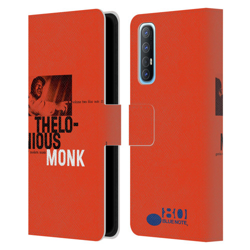 Blue Note Records Albums 2 Thelonious Monk Leather Book Wallet Case Cover For OPPO Find X2 Neo 5G