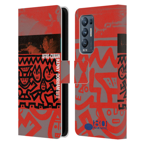 Blue Note Records Albums 2 Kenny Dorham Afro-Cuban Leather Book Wallet Case Cover For OPPO Find X3 Neo / Reno5 Pro+ 5G