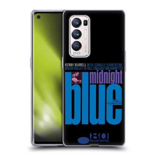 Blue Note Records Albums 2 Kenny Burell Midnight Blue Soft Gel Case for OPPO Find X3 Neo / Reno5 Pro+ 5G