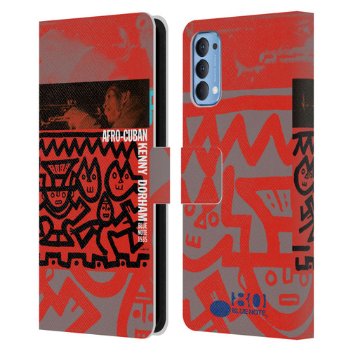 Blue Note Records Albums 2 Kenny Dorham Afro-Cuban Leather Book Wallet Case Cover For OPPO Reno 4 5G