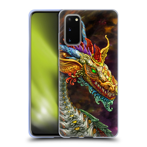 Myles Pinkney Mythical Silver Dragon Soft Gel Case for Samsung Galaxy S20 / S20 5G