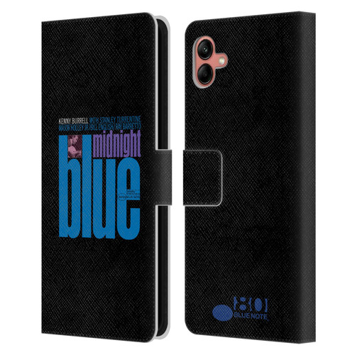 Blue Note Records Albums 2 Kenny Burell Midnight Blue Leather Book Wallet Case Cover For Samsung Galaxy A04 (2022)