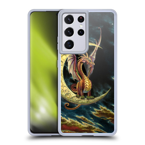 Myles Pinkney Mythical Moon Dragon Soft Gel Case for Samsung Galaxy S21 Ultra 5G