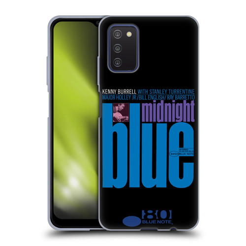 Blue Note Records Albums 2 Kenny Burell Midnight Blue Soft Gel Case for Samsung Galaxy A03s (2021)