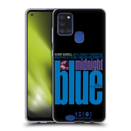 Blue Note Records Albums 2 Kenny Burell Midnight Blue Soft Gel Case for Samsung Galaxy A21s (2020)