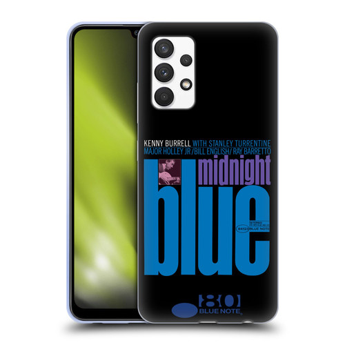 Blue Note Records Albums 2 Kenny Burell Midnight Blue Soft Gel Case for Samsung Galaxy A32 (2021)