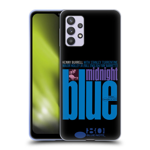 Blue Note Records Albums 2 Kenny Burell Midnight Blue Soft Gel Case for Samsung Galaxy A32 5G / M32 5G (2021)