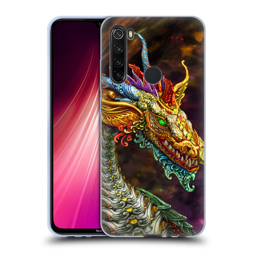 Myles Pinkney Mythical Silver Dragon Soft Gel Case for Xiaomi Redmi Note 8T