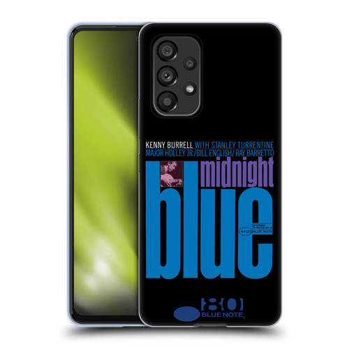 Blue Note Records Albums 2 Kenny Burell Midnight Blue Soft Gel Case for Samsung Galaxy A53 5G (2022)