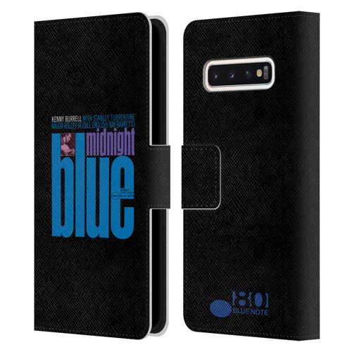 Blue Note Records Albums 2 Kenny Burell Midnight Blue Leather Book Wallet Case Cover For Samsung Galaxy S10