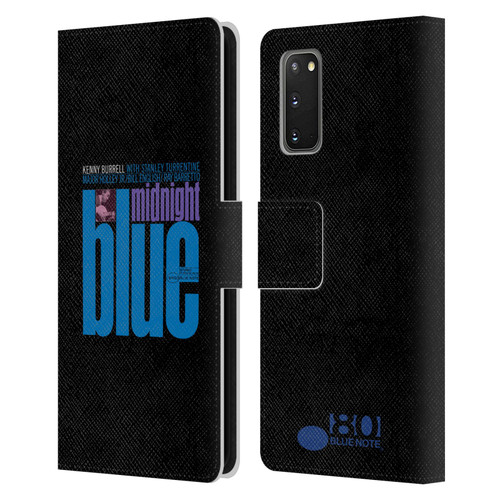 Blue Note Records Albums 2 Kenny Burell Midnight Blue Leather Book Wallet Case Cover For Samsung Galaxy S20 / S20 5G