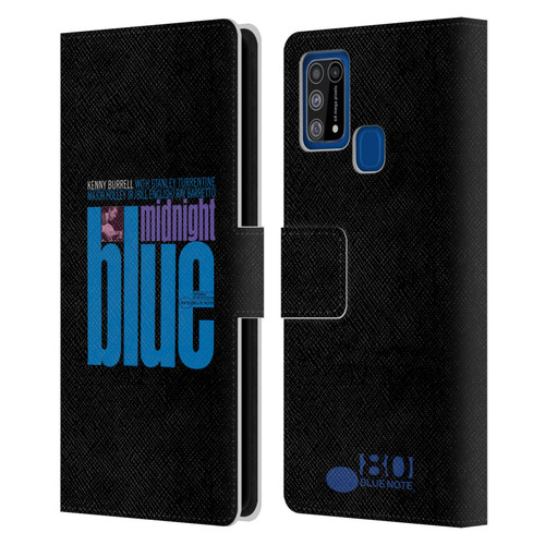 Blue Note Records Albums 2 Kenny Burell Midnight Blue Leather Book Wallet Case Cover For Samsung Galaxy M31 (2020)