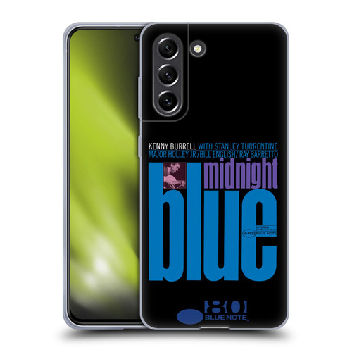 Blue Note Records Albums 2 Kenny Burell Midnight Blue Soft Gel Case for Samsung Galaxy S21 FE 5G