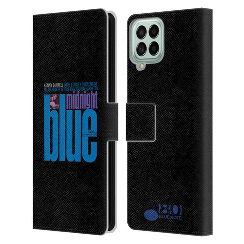 Blue Note Records Albums 2 Kenny Burell Midnight Blue Leather Book Wallet Case Cover For Samsung Galaxy M53 (2022)