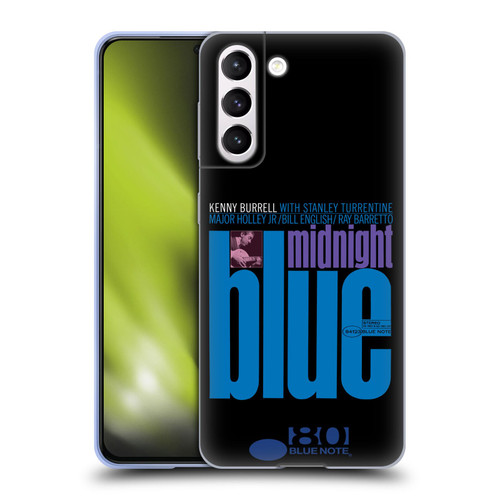 Blue Note Records Albums 2 Kenny Burell Midnight Blue Soft Gel Case for Samsung Galaxy S21 5G