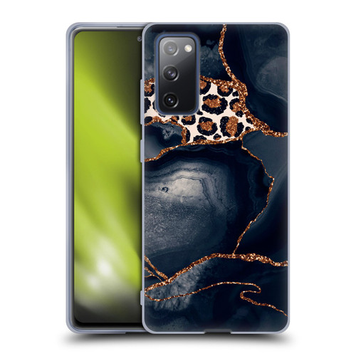 UtArt Wild Cat Marble Leopard Soft Gel Case for Samsung Galaxy S20 FE / 5G