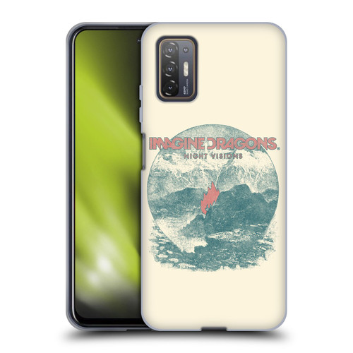 Imagine Dragons Key Art Flame Night Visions Soft Gel Case for HTC Desire 21 Pro 5G