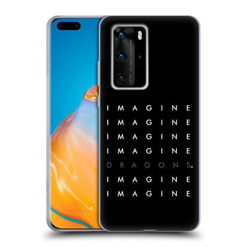 Imagine Dragons Key Art Logo Repeat Soft Gel Case for Huawei P40 Pro / P40 Pro Plus 5G