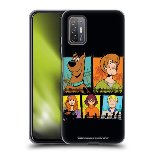 Scoob! Scooby-Doo Movie Graphics Mystery Inc. Gang Soft Gel Case for HTC Desire 21 Pro 5G